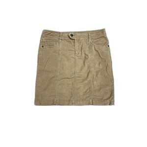 100% Cotton Faded Glory Corduroy Midi skirt 2010's Twee Casual work Wear Y2K